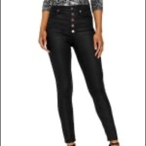 Black high waisted GUESS jeans